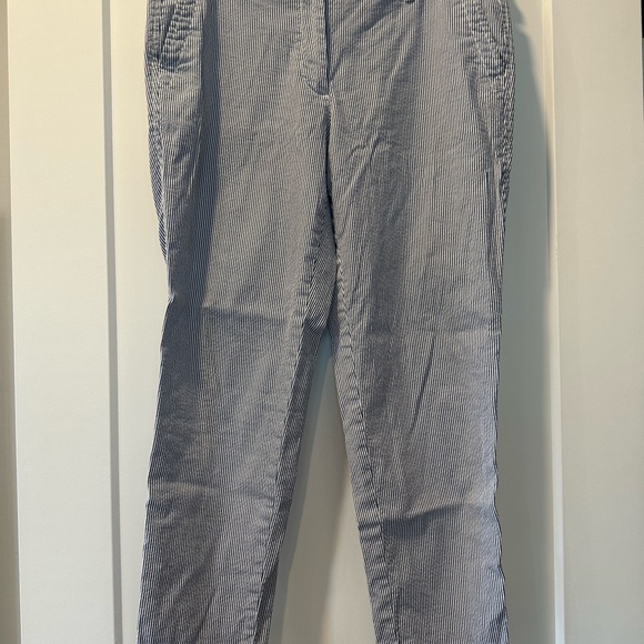 Talbots Pants - Talbots Women's Blue Pinstripe Chinos